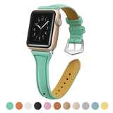 AW026G T Shape leather apple watch band